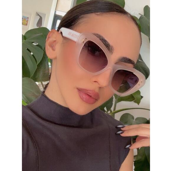 NEW Dior Pacific B3U Logo Sunglasses Cat Eye Milky Pink main image 6